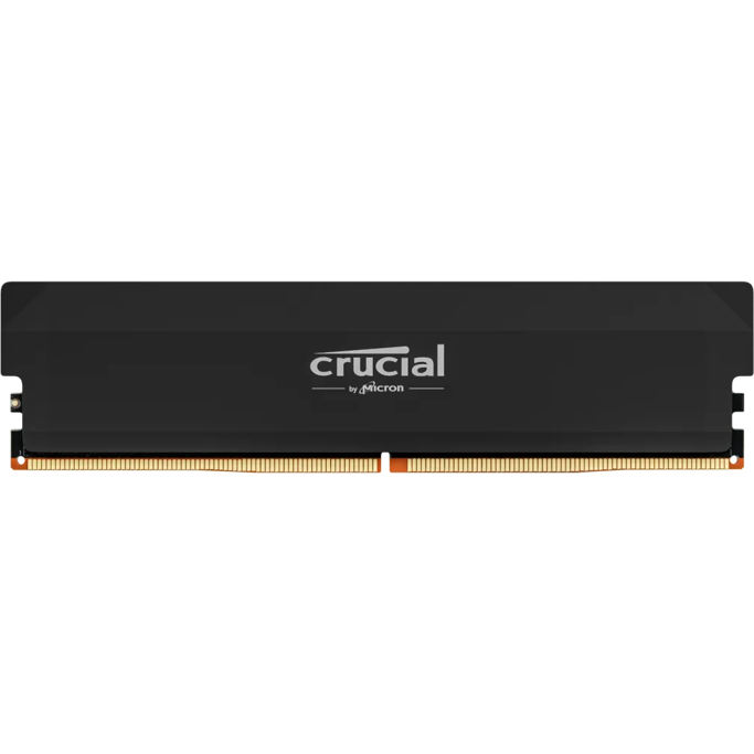 DDR5 16GB (1x16) Crucial, 6000Mhz, CL36, Pro OC, Black, Intel XMP/AMD Expo, CP16G60C36U5B