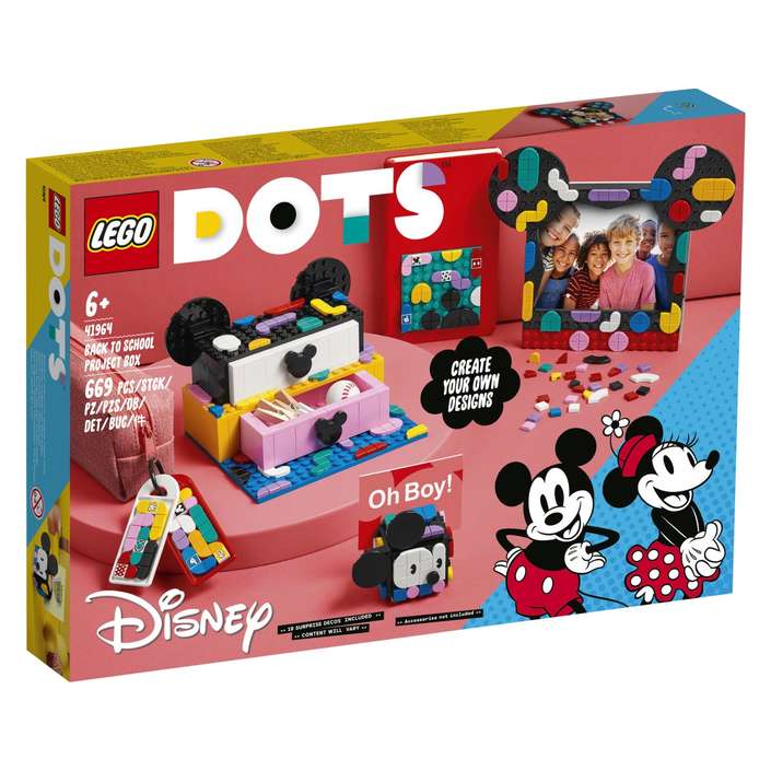 LEGO® DOTS 41964 Kutija za povratak u školu Mickey i Minnie Mouse