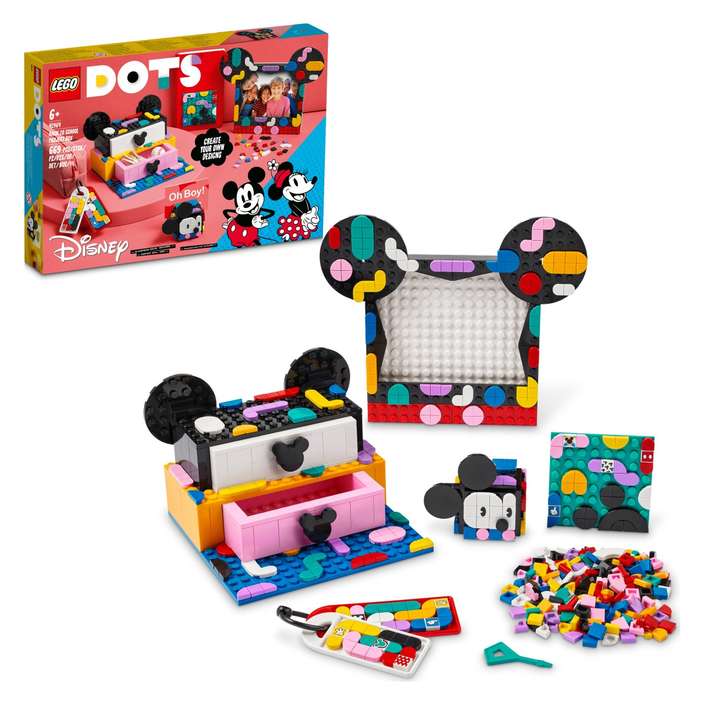 LEGO® DOTS 41964 Kutija za povratak u školu Mickey i Minnie Mouse