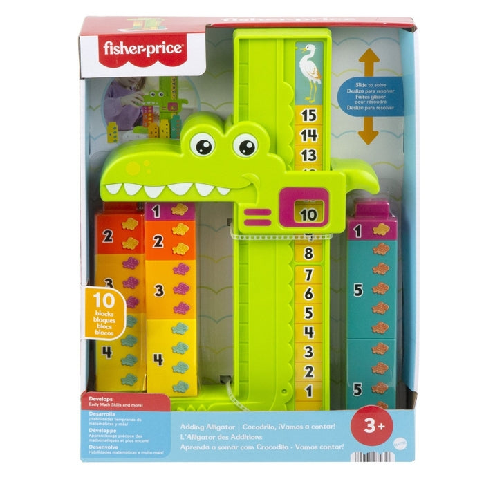 FISHER PRICE krokodil za slaganje, edukativna igra