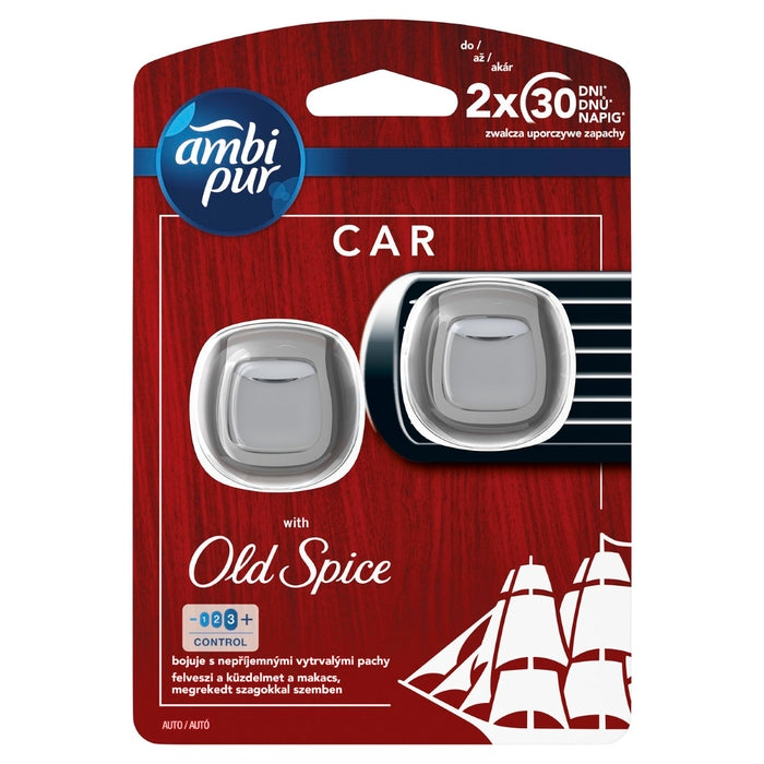 AMBI PUR CAR Old Spice Duo, osvježivač zraka, 2x2 ml