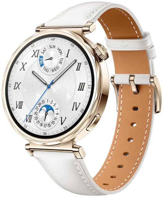 Huawei Watch GT 5 41mm White Leather Strap (Jana-B19L)