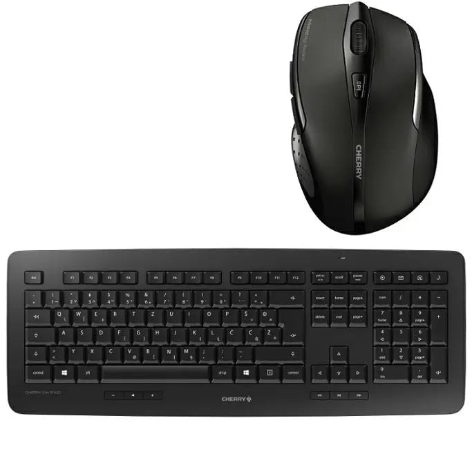 Komplet Cherry DW-5100 bežična tipkovnica+miš, crna, JD-0520SL-2