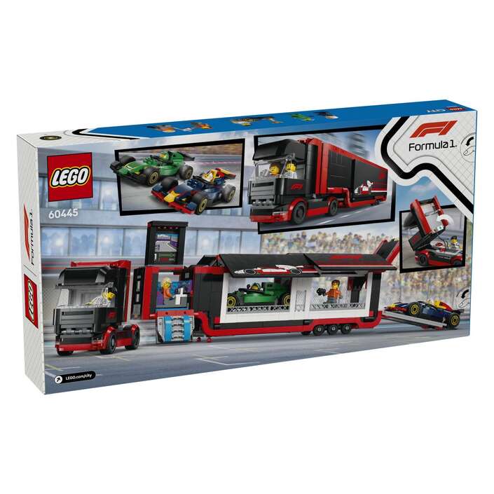 LEGO® CITY 60445 Kamion za F1® s autima RB20 i AMR24 za F1®
