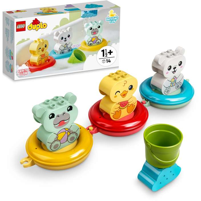 LEGO® DUPLO® 10965 zabava u kadi: plutajući životinjski vlak