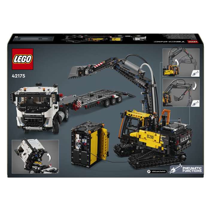 LEGO® TECHNIC™ 42175 Kamion Volvo FMX i električni bager EC230