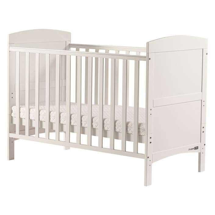 FREEON dječji krevet 120x60 cm Lory drveni white 49157