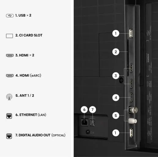 Televizor HISENSE 50A7S 2026, 127 cm (50"), Hi-QLED, 4K UHD, Smart TV, VIDAA OS
