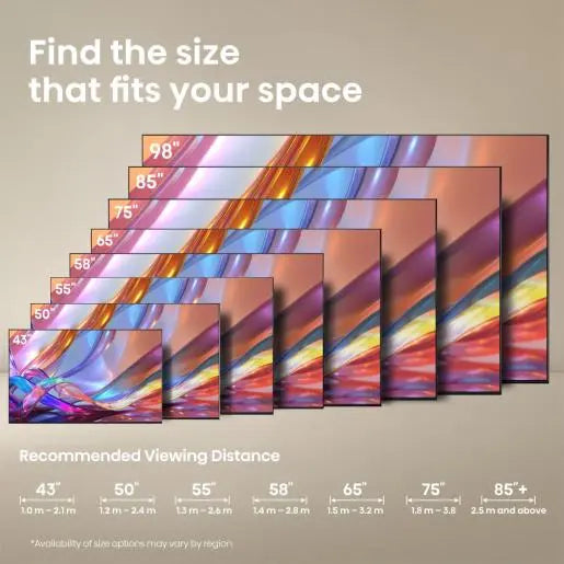 Televizor HISENSE 43E7S 2026, 109,2 cm (43"), Hi-QLED, 4K UHD, Smart TV, VIDAA OS