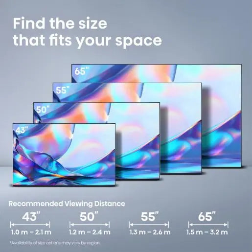 Televizor HISENSE 50A7S 2026, 127 cm (50"), Hi-QLED, 4K UHD, Smart TV, VIDAA OS