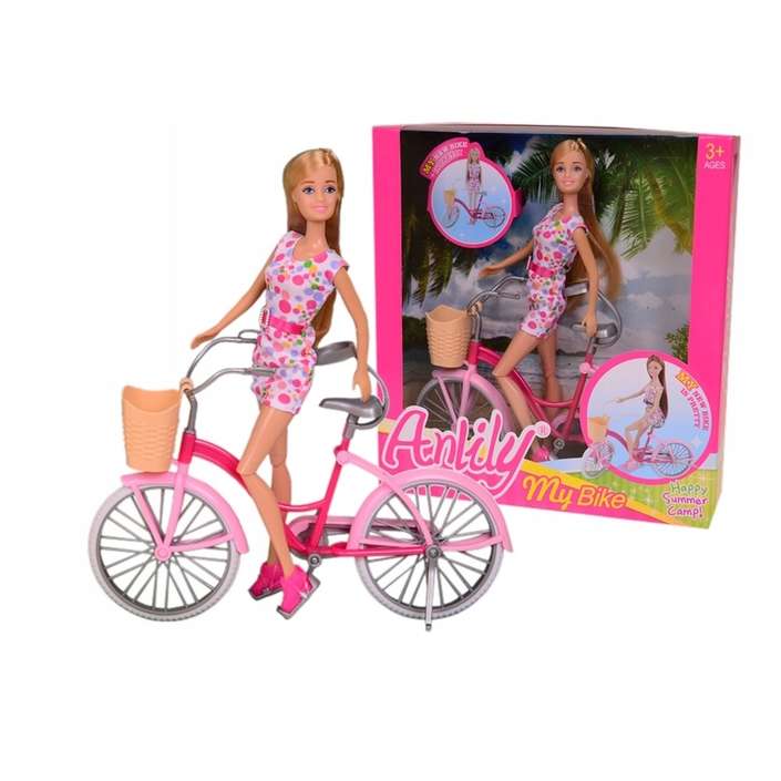 MASEN TOYS lutka sa biciklom 031082