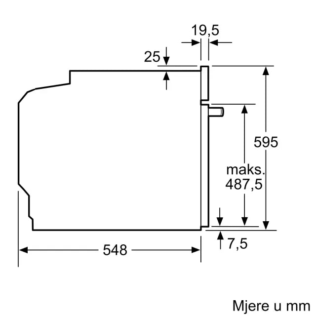 Pećnica ugradbena Bosch HBA534BS3