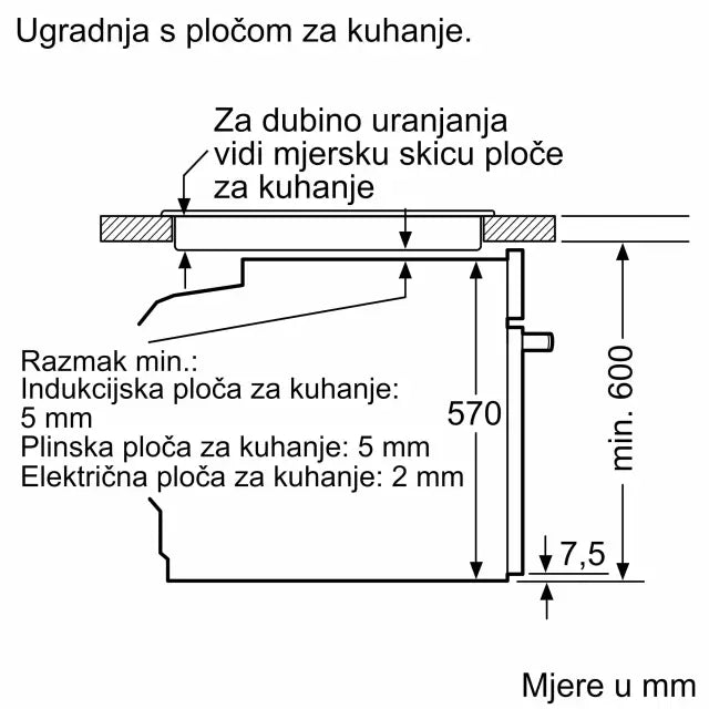 Pećnica ugradbena Bosch HBA534BS3