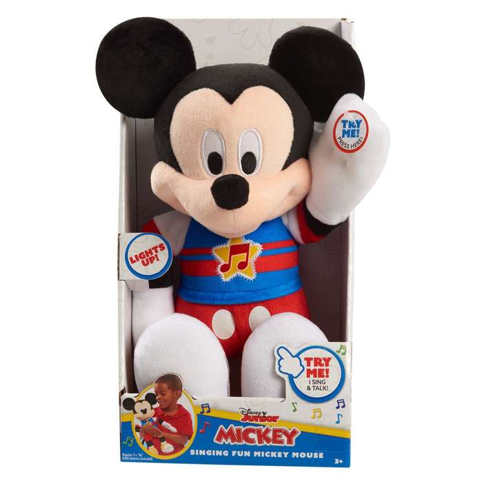JUST PLAY pliš Mickey Mouse Singing Fun 14619