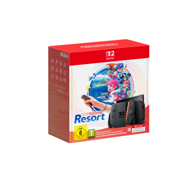 Nintendo Switch 2 Console Sports Resort And 3 Months NSO Bundle