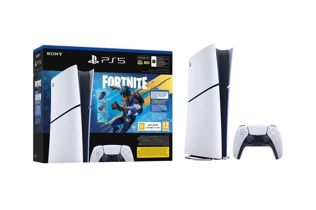 PlayStation 5 Slim Digital Edition E chassis + Fortnite Flowering Chaos VCH