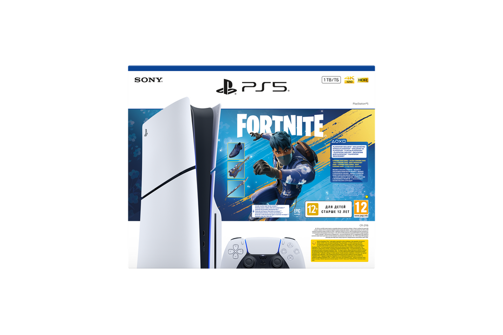 PlayStation 5 Slim E chassis + Fortnite Flowering Chaos VCH
