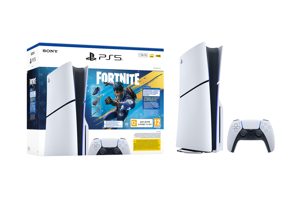 PlayStation 5 Slim E chassis + Fortnite Flowering Chaos VCH