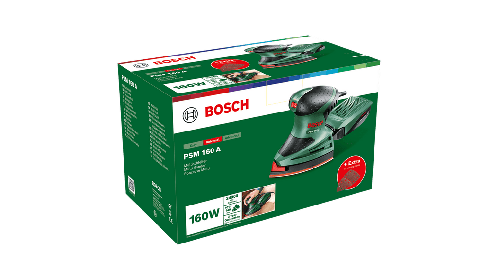 Vibracijska brusilica BOSCH PSM 160 A + ACE