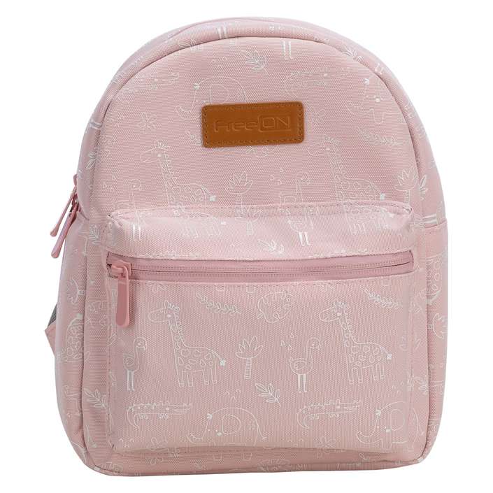 FREEON nelicencirani ruksak za vrtić Small animals dusty pink 49034