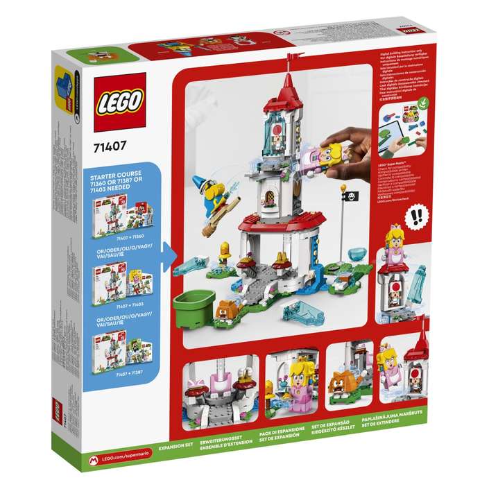 LEGO® SUPER MARIO™ 71407 Kostim Cat Peach i ledeni toranj – proširena staza