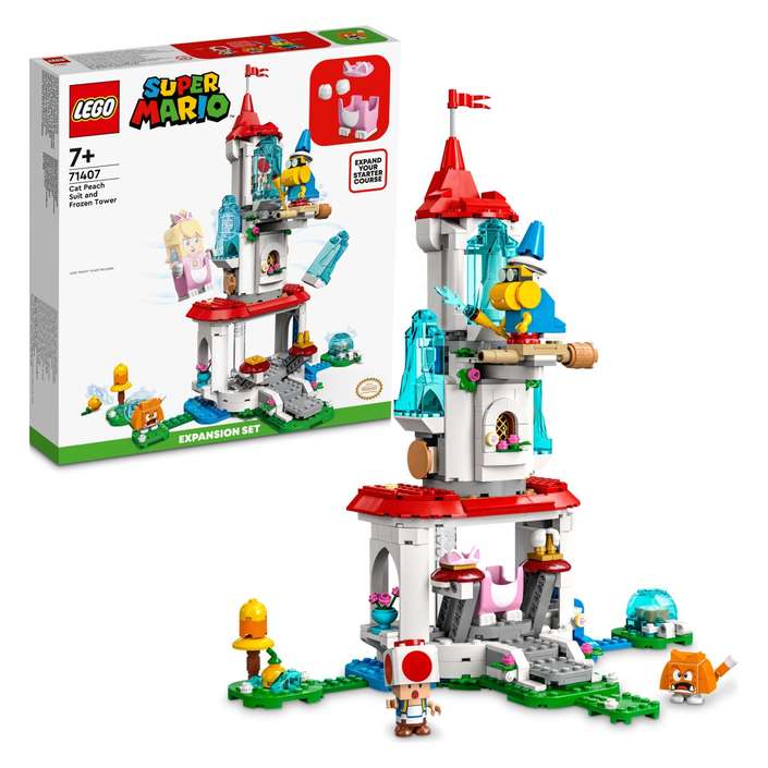 LEGO® SUPER MARIO™ 71407 Kostim Cat Peach i ledeni toranj – proširena staza