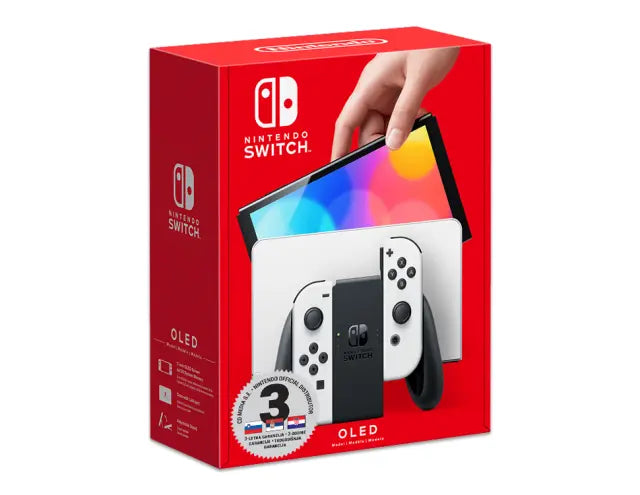 Nintendo Switch OLED Console - White Joy-Con ADG