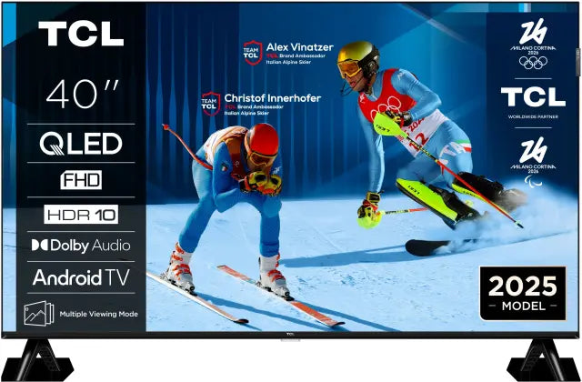 TV TCL 40S5K, 101.6cm (40"), QLED, FHD SMART TV, GOOGLE TV