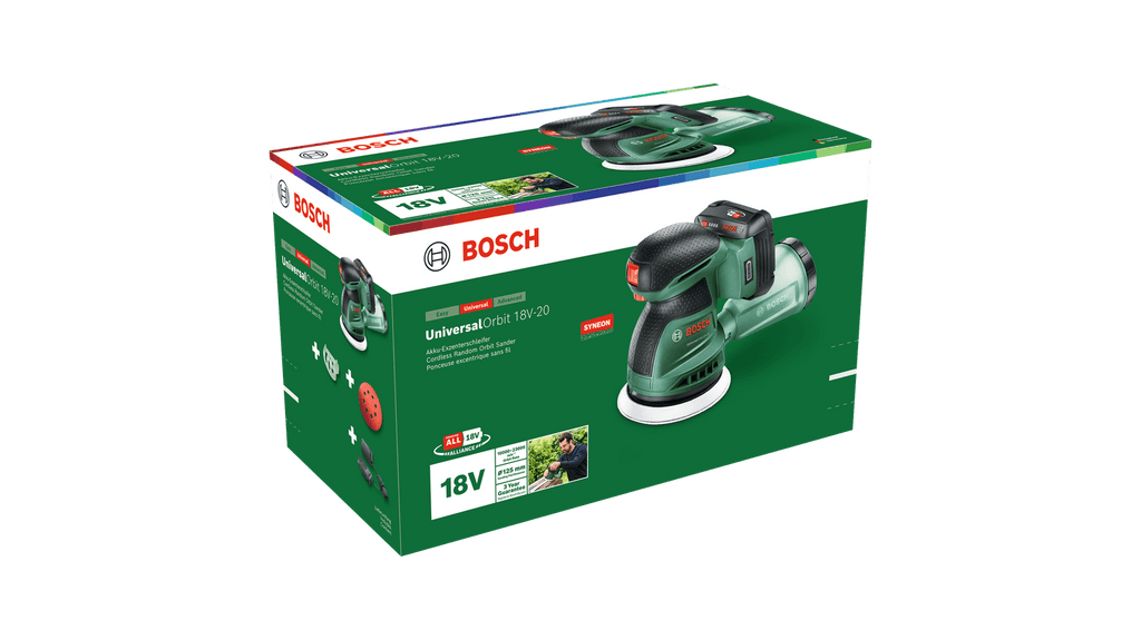 BOSCH aku ekscentarska brusilica universalorbit 18V-20 1xAku 18V 2,0Ah - u setu